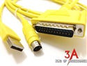 Cáp lập trình PLC Mitsubishi USB-SC09 USB to RS422 Adapter