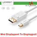 Cáp mini Displayport to Displayport MD105 chất lượng cao chính hãng Ugreen