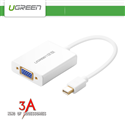 Cáp mini displayport to vga và audio adapter cao cấp Ugreen 10437