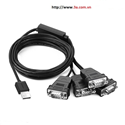 Cáp USB to 4 rs232 ( USB to 4 Com) chính hãng Ugreen UG-30770 cao cấp
