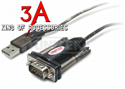 Cáp USB to Com Rs232 chính hãng Unitek Y105
