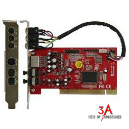 Card PCI sound 5.1 hỗ trợ cổng âm thanh quang cao cấp