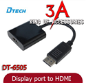 Cổng chuyển đổi Displayport to HDMI chính hãng DTech DT-6505