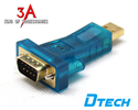 Đầu chuyển USB sang COM RS232 chính hãng Dtech