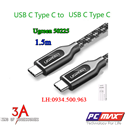 Dây cáp USB Type-C dài 1.5m mạ Zinc alloy cao cấp chính hãng Ugreen 50225
