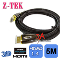 Dây HDMI 5m chính hãng Z-TEK Zy201 cao cấp