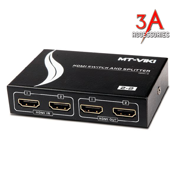 HDMI Switch 2 vào 2 ra chính hãng MT-VIKI  MT-HD2-2