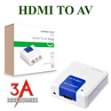 HDMI to AV - Bộ chuyển đổi chính hãng Ugreen 40223