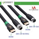 HDMI to DIN 19P cable 5m Ugreen 10285