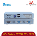 KVM Switch 2 port VGA usb and ps2 chính hãng DTECH DT-8021