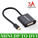 Mini dp male to DVI female converter cable chính hãng Ugreen 10448