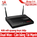 Modem wifi cân bằng tải Dual Wan kết nối quang trực tiếp draytek Vigor2912FN
