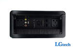 Ổ điện âm tường hỗ trợ hình ảnh, RJ45, USB và MIC cao cấp LGTECH OD2HVAVL2UAUMIC